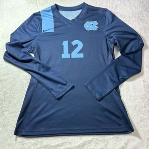 Nike UNC Women’s Volleyball Long Sleeve Jersey #12 Size Medium